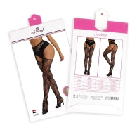 Black Sexy Floral Fishnet Pantyhose Tights