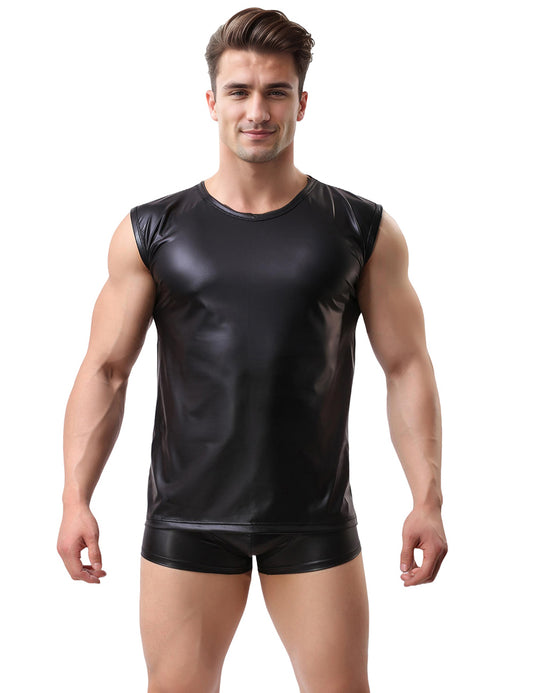 Black Sexy Men's Fishnet Thong