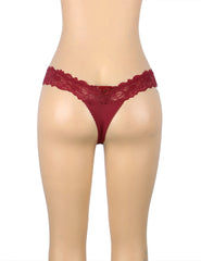 Floral Lace Cheeky Panty