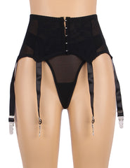 Sexy Lace Garter Five Hook and Eye Panty