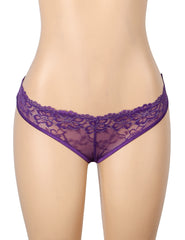 Lace Cross-Strap Panty