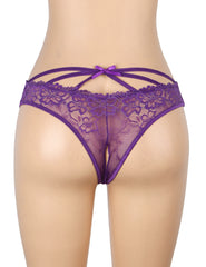 Lace Cross-Strap Panty