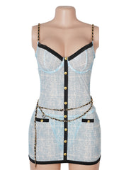 Satin Slip Lingerie Dress